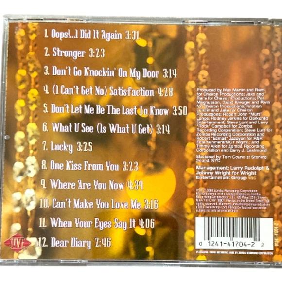 Oops!... I Did It Again Audio CD By Britney Spears - Picture 3 of 3